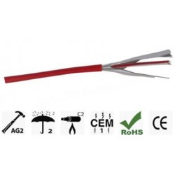 CABLE SYT 1P AWG20 ROUGE 