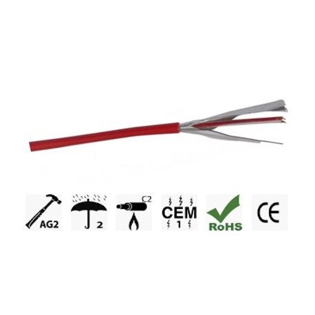 CABLE SYT 1P AWG20 ROUGE 