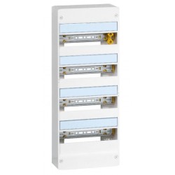 Coffret Drivia 13 modules - 4rangées - IP30 - IK05 - Blanc RAL 9003