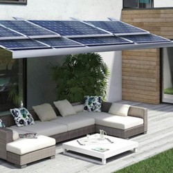 SYSTÈME D'INTÉGRATION EN FAÇADE GSE SUNSHADE SYSTEM POUR PANNEAU SOLAIRE CADRÉ GSE INTEGRATION