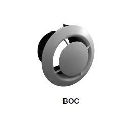 BOUCHE D'EXTRACTION PLASTIQUE SERIE BOC P Ø80MM