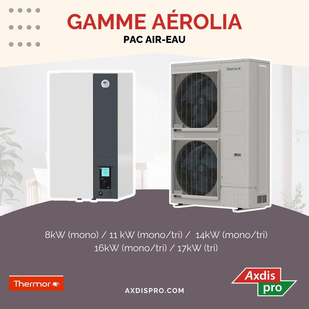 gamme aérolia thermor axdis pro pac air eau