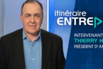 AXDIS dans l'émission «Itinéraire entreprise» sur le plateau du Figaro